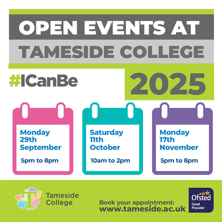 Click to book onto our open days for 2025/2026